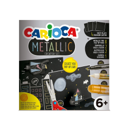 Carioca Set de Dibujo Metallic Pop Up Card Creator 3D 17 Piezas Precio: 15.49999957. SKU: B1CYQ3ZGX4