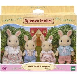 Figuras en miniatura - FAMILIAS SYLVANIAN - 5706 - La familia Creme Rabbit Figuras en miniatura - FAMILIAS SYLVANIAN - 5706 - La familia Creme Rabbit