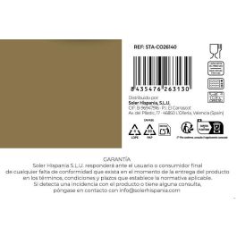 Santa Clara Vajilla Coimbra Monaco, 12 Piezas, Brillo, Plato Llano 26 cm, Plato Hondo 21 cm, Plato Postre 20 cm (2 Unidades)