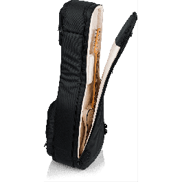 Gator Gigbag Pro Go para Guitarra Acústica y Eléctrica - Funda Acolchada de Nailon Negro