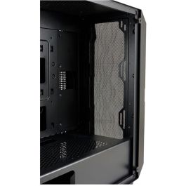 LC-Power 712MB Gaming Micro Torre PC Negra, Micro ATX/Mini-ITX, Ventana Lateral, Plástico y Vidrio Templado
