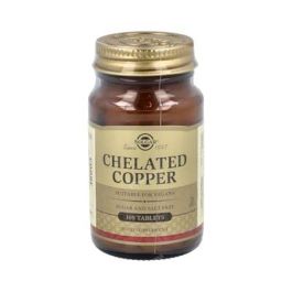 Solgar Cobre Quelado 100 Comprimidos - Suplemento de Alta Absorción para Sistema Inmunitario, Cabello y Piel. Apto Veganos. Precio: 12.7900003. SKU: B1HGTAECAC
