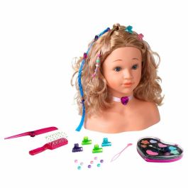 PRINCESS CORALIE Cabeza de Peinado y Maquillaje 33cm - Cabello Lavable, Maquillaje Real, Joyas, Cepillo, Clip - Niñas +3 Años Precio: 54.68999987. SKU: B1ENQFQWL4