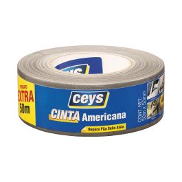 Ceys Cinta Americana Plata 50 mm x 50 m Resistente Impermeable Flexible Precio: 12.89000053. SKU: S7908781