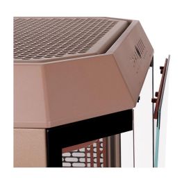 Thermaltake The Tower 600 TG Gravel Sand Caja de PC Midi Tower ATX Micro-ATX Mini-ITX SPCC Vidrio Templado para Juego Color Arena