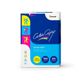 Color copy Papel Multifuncion Din a4 100 Gramos Paquete 500 Hojas Blanco Certificado Ecolabel