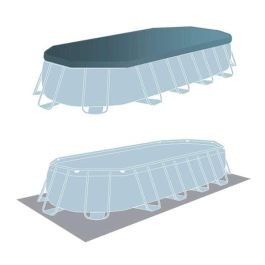 Intex Piscina Prism Frame Oval 610x305x122cm con Bomba