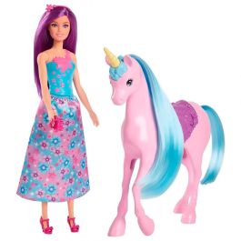 Muñeca Barbie Y Su Unicornio Hyt62 Mattel