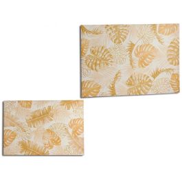 Giftdecor Lienzo 80 x 120 cm Hoja Natural Surtido (Set de 4) Precio: 30.50000052. SKU: S3601560