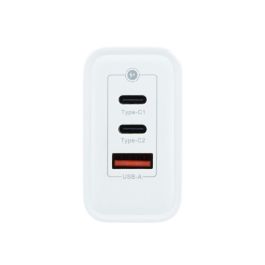 Cargador de Pared CoolBox COO-CUP-65CCA Blanco 65 W Cargador de Pared CoolBox COO-CUP-65CCA Blanco 65 W