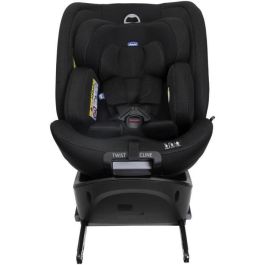 Chicco CHI8058664181100 Silla de Coche Everone i-Size Grupo 0/1/2/3 Giratoria y Reclinable con Reductor Negra
