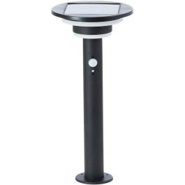 Brilliant GARVINA BRI4004353437748 Terminal de exterior solar LED con detector de movimiento, acero inoxidable y plástico, 4W, Negro Brilliant GARVINA BRI4004353437748 Terminal de exterior solar LED con detector de movimiento, acero inoxidable y plástico, 4W, Negro
