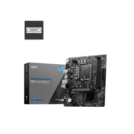 MSI Placa Base PRO H610M-E Intel H610 LGA 1700 DDR5 Micro ATX 911-7D48-019 Precio: 75.49999974. SKU: B1G8789YEC