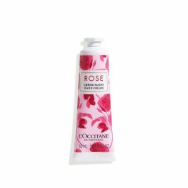 L'Occitane En Provence Crema de Manos Rosa 30 ml con 20% Manteca de Karité y Fragancia de GINGEMBRE ROUGE para Nutrición y Suavidad
