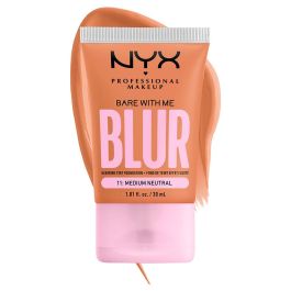Nyx Professional Make Up Bare With Me Blur Base de Maquillaje #14-medium tan 30 ml