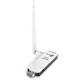 TP-Link TL-WN722N Adaptador USB WiFi N de 150Mbps Alta Ganancia con Antena 4dBi Desmontable para PC y Portátil