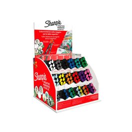 Sharpie Rotulador acrílico permanente, punta fina, colores surtidos, expositor de 144 unidades para mostrador Sharpie Rotulador acrílico permanente, punta fina, colores surtidos, expositor de 144 unidades para mostrador Precio: 383.50000029. SKU: B1EK4SFJ4J