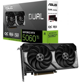 Tarjeta Gráfica Asus Dual GeForce RTX 5060 Ti OC/ 8GB GDDR7 Tarjeta Gráfica Asus Dual GeForce RTX 5060 Ti OC/ 8GB GDDR7 Precio: 473.49999994. SKU: B1FWNWSCL8