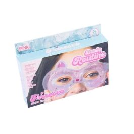 Nice Mascarilla de Ojos Refrescante Reutilizable con Gel, Forma de Gato - Enfría en Nevera, +3 Años