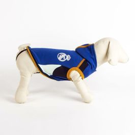 Cerdá Sudadera para Perro de Forro Polar Oficial Real Madrid, Talla XXS, Color Azul. Con Licencia del Club de Fútbol