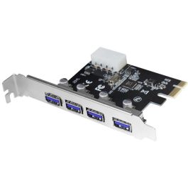 LogiLink PC0057A Tarjeta PCI Express 4 Puertos USB 3.0 (3.1 Gen 1) Interna para PC, 5 Gbit/s con VIA VL805