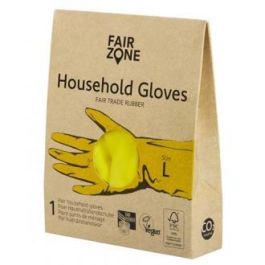 FAIR SQUARED Guantes de látex 100% natural Talla L - Certificado de Comercio Justo y Vegano para Limpieza del Hogar Precio: 4.68999993. SKU: B16HZNEALL