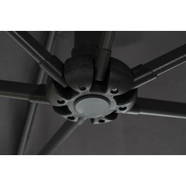 DKD Home Decor Parasol Sunlla Gris Claro Gris Oscuro 270 x 270 x 250 cm