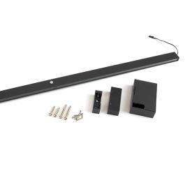 Emuca Barra para armario con luz LED Castor, batería extraible y sensor de movimiento, L558mm, Plástico y aluminio, Pintado negro texturizado Precio: 46.41000012. SKU: B1GJXNNJAQ