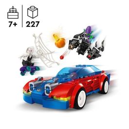 Lego Juego de Construccion Coche de Carreras de Spider-Man y Duende Verde Venomizado Marvel