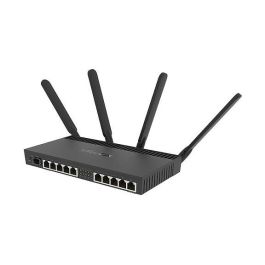 MikroTik RB4011iGS+5HacQ2HnD-IN Router Wi-Fi 5 (802.11ac) Doble Banda (2.4 GHz / 5 GHz) Ethernet Negro sobremesa
