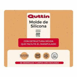 Molde para Horno Quttin Silicona Rígido 27 x 27 cm (8 Unidades)