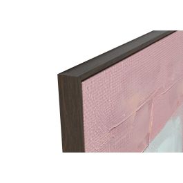 Cuadro Home ESPRIT Amarillo Beige Rosa Turquesa Abstracto Urbano (2 Unidades)