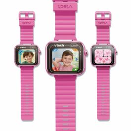 VTech 80-531657-022 Kidizoom Smartwatch Max, Reloj Inteligente para Niños +4 Años con Doble Cámara, Juegos RA y Control Parental, Rosa