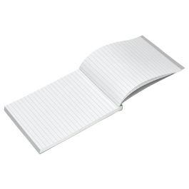 Liderpapel Bloc de notas A6 horizontal, 80 hojas, 60 g/m², perforado