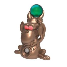 Bizak 64011320 El Tesoro De Macaco Caco, juego de mesa de habilidad con luces y sonidos, +6 años