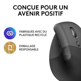 LOGITECH Raton Inalambrico 6 botones Ergonomico, Vertical, Videojuegos LOGITECH Raton Inalambrico 6 botones Ergonomico, Vertical, Videojuegos