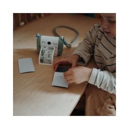 Kidywolf Sofortbildkamera e Impresora Instantánea para Niños, Cámara Digital Infantil con Pantalla 2.4", 8 MP, SD, USB-C - Verde y Blanco