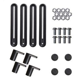 Elbe SM-CLIP Adaptador de Sujeción para Monitores No VESA hasta 27 Pulgadas y 5kg, Compatible con Brazos Soporte