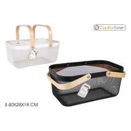 Cesta Organizadora Maison con Asa de Madera Doble - Confortime (6 Unidades) Precio: 65.79000021. SKU: B135EJ5Q6T