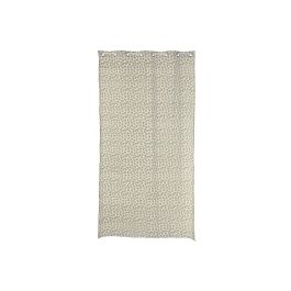 DKD Home Decor Cortina Cottage Nature23 Algodón Yute Natural Verde 260 x 140 cm (2 Unidades)