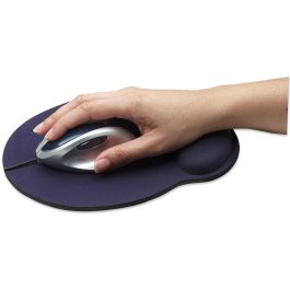 Manhattan Wrist Gel Support Pad And Mouse Mat, Blue, 241 x 203 x