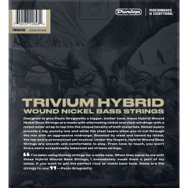 Juego Bajo Eléctrico 5St. Lab Trivium Hybrid Heavy 45-130 Juego Bajo Eléctrico 5St. Lab Trivium Hybrid Heavy 45-130