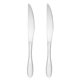 Set 2 Cuchillos Mesa Acero Inox Brest Quid 19,5 cm