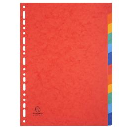 Separadores Exacompta A4 Multicolor (25 Unidades) (12 Unidades)