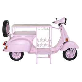 Botellero Shabby DKD Home Decor Rosa Palo 70 x 106 x 195 cm Botellero Shabby DKD Home Decor Rosa Palo 70 x 106 x 195 cm