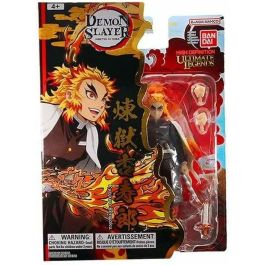 Bandai BAN1736489429386 Figura articulada Ultimate Legends HD Demon Slayer Kyojuro Rengoku 12 cm