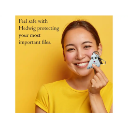 Wondee Llavero USB Hedwig 32GB Harry Potter Pendrive con Adaptador USB C