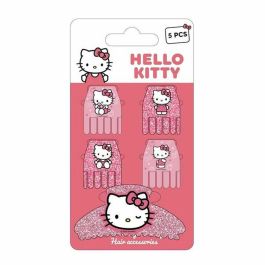 Cerdá Accesorios pelo Hello Kitty clips 5 piezas PINK para niña, edad recomendada 3+ años