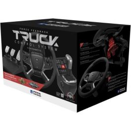 Hori Volante con caja de cambios y pedales HOR1727999673801 para PC, incluye Truck Simulator 2 y American Truck Simulator