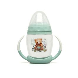 KioKids Taza de Aprendizaje Step 1 Oso Sage +6 meses Colección Honey Antiderrames